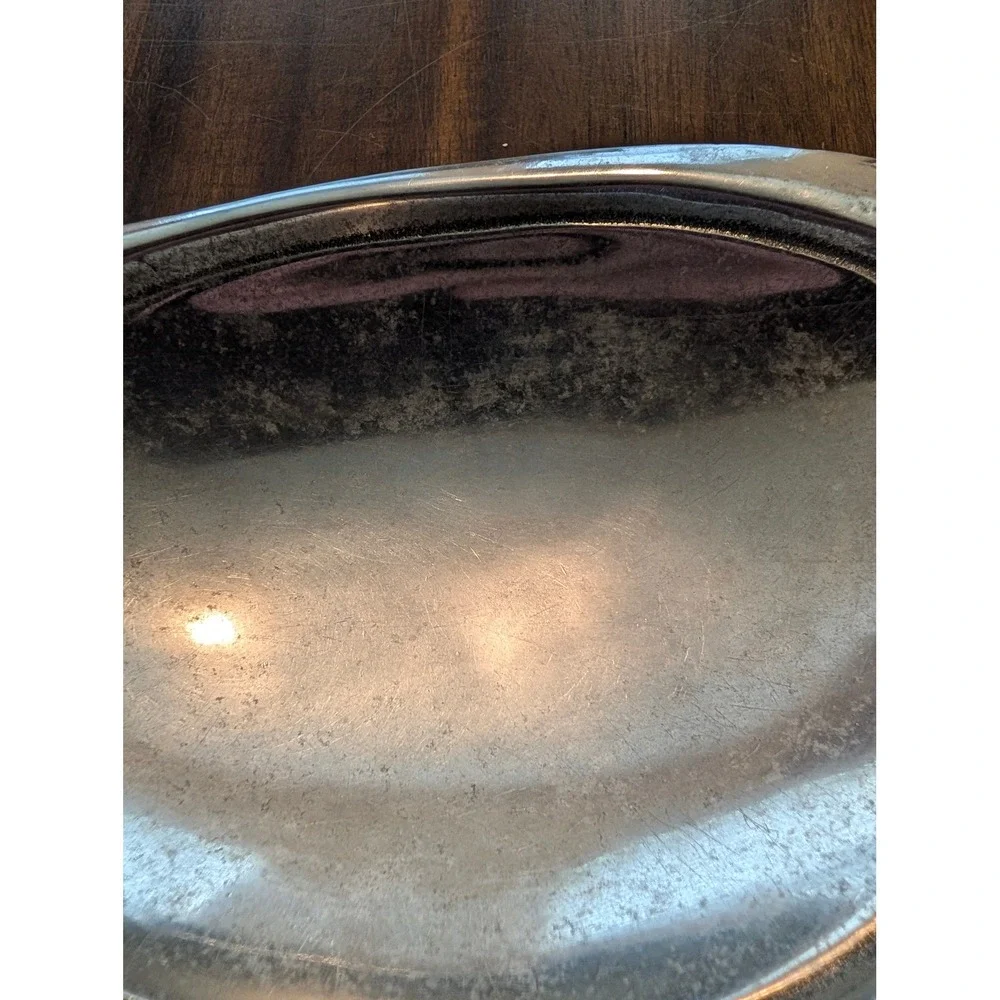 Mariposa Sunglasses Serving Tray Silver Aluminum Cat Eye Studded Retro Decor